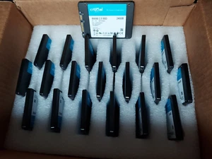 Bulk Qty 20 LOT Tested GOOD Crucial BX500 240GB 2.5" SATA SSD CT240BX500SSD1 - Picture 1 of 1