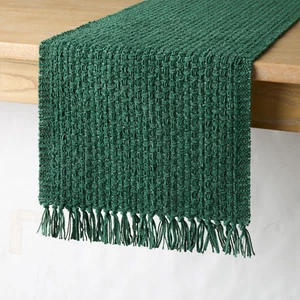 Holiday Time Chalet Chunky Weave Table Runner, Forest Pine, 14"x76" - Picture 1 of 3