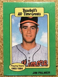 1987 Hygrade All-Time Greats Jim Palmer Baltimore Orioles - Picture 1 of 2