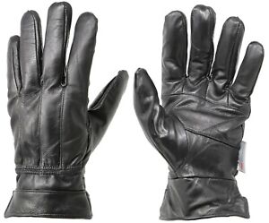  Men's Genuine Leather Winter Warm Gloves 3M Thinsulate Insulated Fur lined NEW