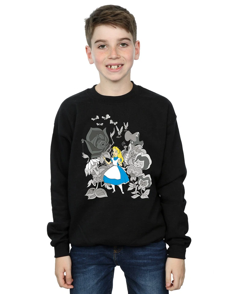 Disney Boys Alice In Wonderland Flowers Sweatshirt - Image 1 of 4