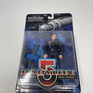 Babylon 5 Capt John Sheridan Uniform 6" Action Figure Space Station 1997 Sealed - Picture 1 of 12
