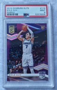Panini Donruss Elite NBA 2019/20 Kyle Guy Purple Parallel 32/49 Rookie PSA 9 - Bild 1 von 2