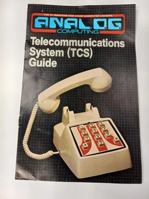 Revista de Computación Analógica ~Guía de Sistema de Telecomunicaciones LOGO TCS ATARI Foto 1 de 3