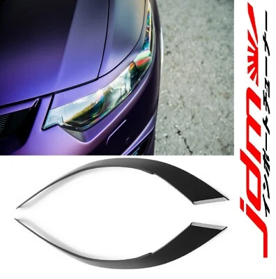 Para Acura TSX Pestañas Faros Cubierta Cejas Párpados Honda Accord 8 2008-2013  Foto 1 de 4