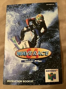Wave Race 64 Nintendo 64 N64 Instruction Manual Booklet ONLY - Picture 1 of 2