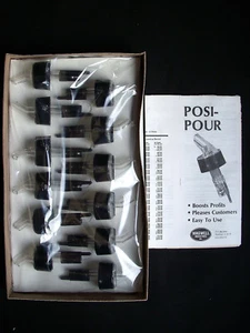 ⭐️12 5/8 oz. POSI POUR Liqour Flaschenausgießer SHOT Messriegel Spender VINTAGE - Bild 1 von 4