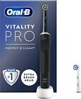 Oral-B Vitality Pro Black Electric Rechargeable Toothbrush + Extra Brush Head UK