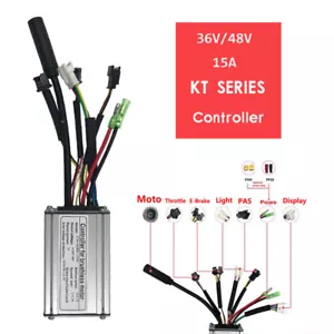 E-Bike 36/48V KT-15A Squarewave Controller 6 Tube Brushless Motor Controller SM - Picture 1 of 9