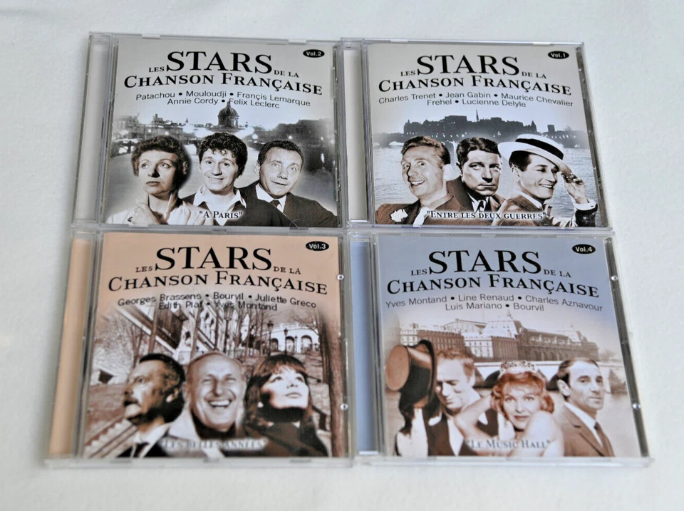 Les Stars de la Chanson Francaise - 4 CDs - Bild 1 von 4
