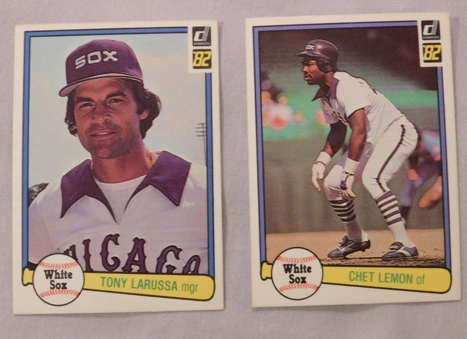 1982 Donruss Chicago White Sox Baseball Card Pick one - Image 1 of 1