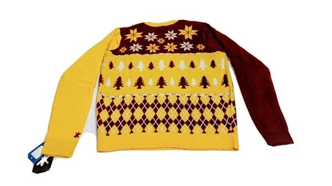 Cleveland Cavaliers Patch Sweater ugly Christmas Holiday xl Cover