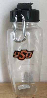 Oklahoma State Cowboys 24oz Plastic Bottle Tumbler NEW - Image 1 of 3