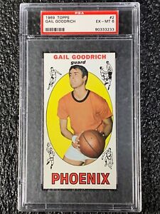 1969 Topps Basketball #2 Gail Goodrich PSA 6