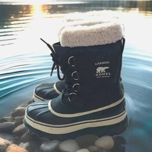 Sorel Caribou stone women's waterproof snow boots Size UK 4.5 EU 37.5 US 6 - Picture 1 of 13
