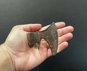 Old Vintage Hand Forged Rustic Iron Axe Hatchet / Axe Head Wood Cutter Tool YF5 - Picture 1 of 14