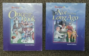 BJU Homeschool Reading 3A ONCE UPON AN OPEN BOOK 3B NOT SO VERY LONG AGO LOT - Picture 1 of 4