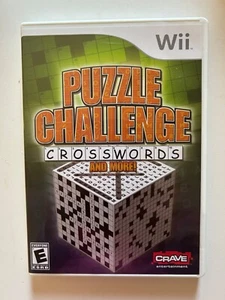 Puzzle Challenge: Crosswords and More (Nintendo Wii, 2009)-CIB-See description - Picture 1 of 4