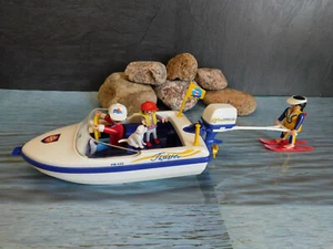 Playmobil ***Rarität*** Motorboot mit Wasserski 3009-A/1998, ohne OVP! - Bild 1 von 9