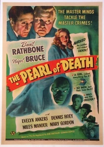 Reproduktion ""Die Perle des Todes"" Sherlock Film Poster, verschiedene Größen verfügbar - Bild 1 von 1