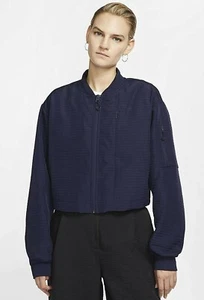 Nike Womans Tech Pack City Ready Blue Bomber Jacket BV4741-498 Size S BNWT - Picture 1 of 5