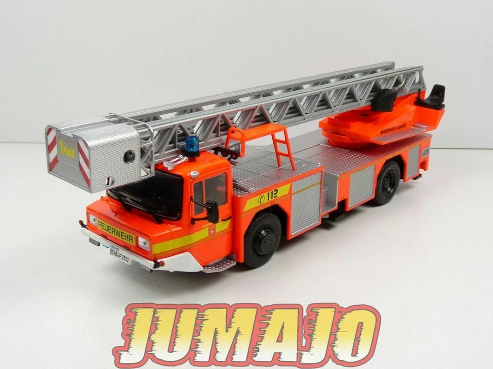 CPI4 camion POMPIER 1/43 Hachette Autoscala Iveco Magirus DLA(K) Grande Echelle - Immagine 1 di 1