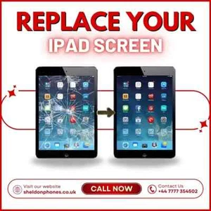 iPad gesprungenes Display Reparatur/Austausch - die meisten Modelle! Bildschirm Austausch Service - Bild 1 von 7