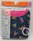 Wonder Nation Infant/Toddler Girls' Tight Fit Pajama Set Moths, 2-Piece Size 12M