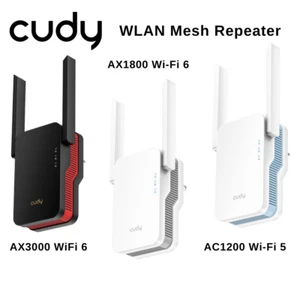 WLAN Mesh Repeater Cudy AP mode 5GHz / 2.4GHz Gigabit Ethernet WPS button - Bild 1 von 10