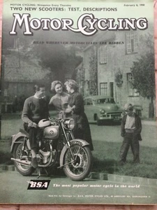 Motorcycling Magazine - 6 February 1958 - DKR Models, Latest Lambretta - Picture 1 of 2