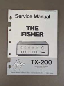 The Fisher TX-200 Service Manual D-1691 - Picture 1 of 3