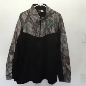 True Timber Hunting Shirt Mens 2XL Camo 1/4 Zip Long Sleeve Outdoor Fishing - Picture 1 of 9