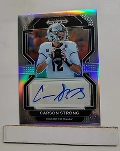 2022 Prizm Draft Picks Carson Strong RC #RA-CST Silver Prizm Rookie Auto H1 - Picture 1 of 1