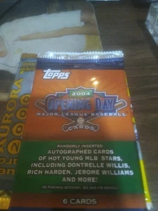 2004 Topps Baseball Opening Day Sealed Trading Card Pack - Picture 1 of 1