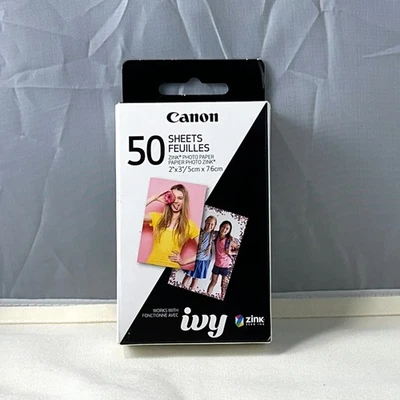 Canon 2 x 3" ZINK Photo Paper Pack (50 Sheets) - (3215C001) - Image 1 of 2