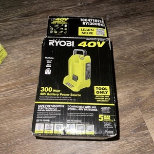 RYOBI RYI300BGVNM 40V 300-WATT ELECTRIC START INVERTER GENERATOR POWER SOURCE - Picture 1 of 5