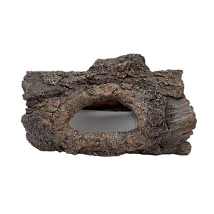 Aquarium Decoration Cave, Resin Hollow Tree Trunk Log Aquarium Ornament Fish ... - Picture 1 of 7