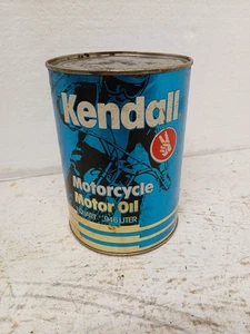Vintage NOS Kendall 4 Zyklen Motorrad Öl Quart Dose NOS SAE 20W-50 - Bild 1 von 8