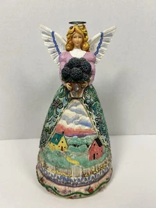 Figurina angelo Jim Shore Heartwood Creek nuovi inizi 4004664 vintage 2005 - Foto 1 di 10