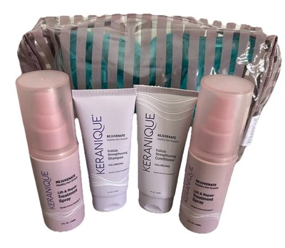 4-Kernique Travel Rejuvenece Healthy Hair Products con 1 bolsa de viaje Foto 1 de 4
