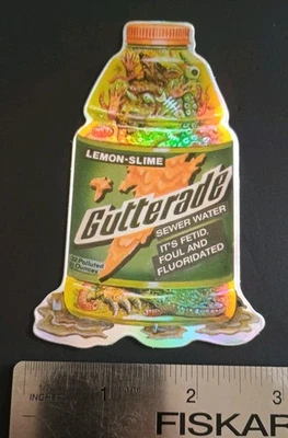 Vintage Holographic Prism Vending Machine Sticker Wacky Packages Special Edition - Image 1 of 3