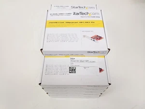 Lot of 11 x Startech 2-Port Expansion USB 3.1 Card USB-C, USB-A PEXUSB311AC - Picture 1 of 5