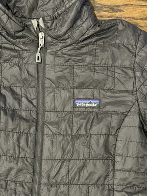 Patagonia Nano Puff Jacket Black Quilted Primaloft Womens Small Warm - Image 1 of 4