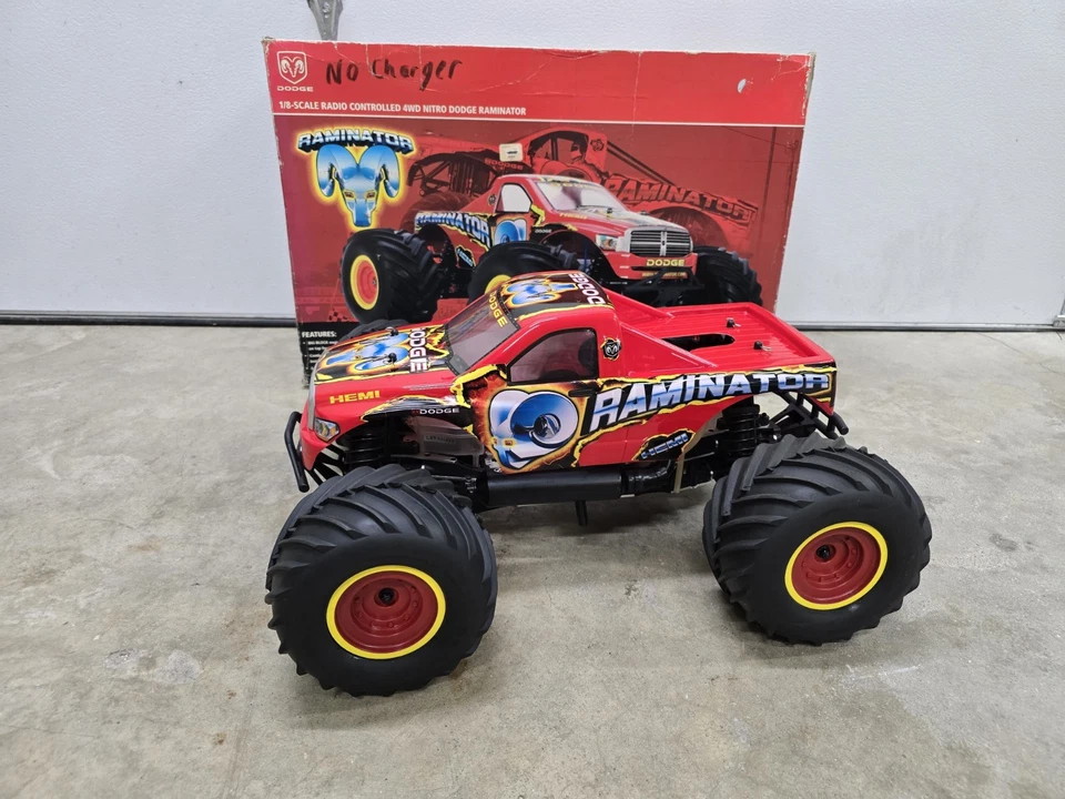 Losi LST or Aftershock 1/8 RC R/C Nitro Monster Truck Raminator  - Image 1 of 4