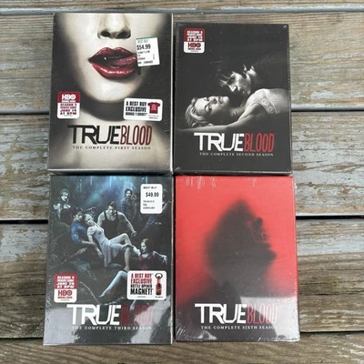 True Blood DVD Seasons 1 2 3 6 NEW SEALED LOT HBO Original Series Vampire TV - Image 1 of 4