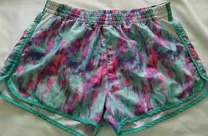 EUC WOMEN ZONE PRO MULTI COLOR ATHLETIC ACTIVEWEAR RUNNING PULLON SHORTS L 12-14 - Picture 1 of 9