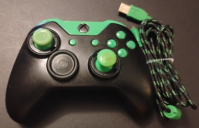 Older SCUF Microsoft Xbox Controller Green & Black - Tested and Working PLS READ - Image 1 of 4