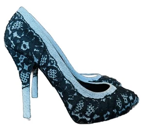 Dulce & Gabbana Lace Heels Size 38 - Beautiful Lace Style - Picture 1 of 11