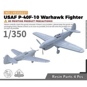 Yao's Studio LYR350237 1/350 kit modellino militare USAF P-40F-10 Warhawk Fighter - Foto 1 di 4