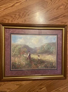 Home Interior Field Of Flowers picture Thru Gods Grace  Rare - Picture 1 of 2